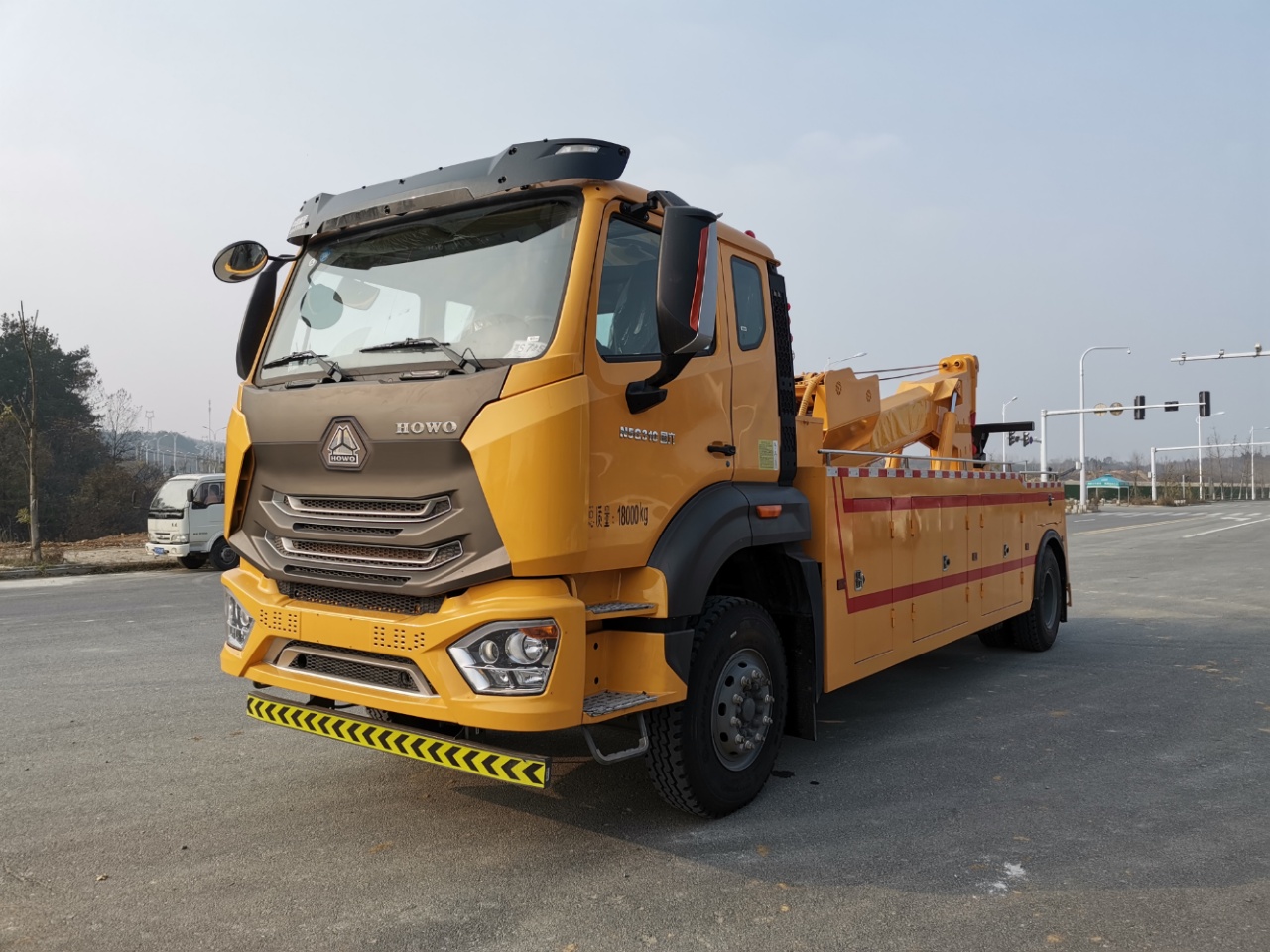 重汽豪沃單橋16噸拖吊聯體清障車